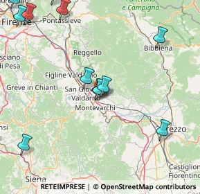 Mappa 52028 Terranuova Bracciolini AR, Italia (21.42583)