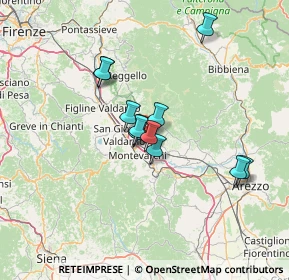 Mappa 52028 Terranuova Bracciolini AR, Italia (10.395)