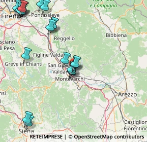 Mappa 52028 Terranuova Bracciolini AR, Italia (21.0295)