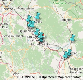 Mappa 52028 Terranuova Bracciolini AR, Italia (12.80091)