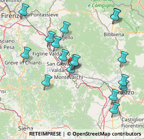 Mappa 52028 Terranuova Bracciolini AR, Italia (17.42235)