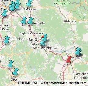 Mappa 52028 Terranuova Bracciolini AR, Italia (24.5235)