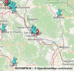 Mappa 52028 Terranuova Bracciolini AR, Italia (25.33417)