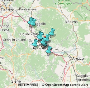 Mappa 52028 Terranuova Bracciolini AR, Italia (6.48)