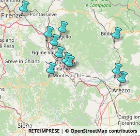Mappa 52028 Terranuova Bracciolini AR, Italia (15.00455)
