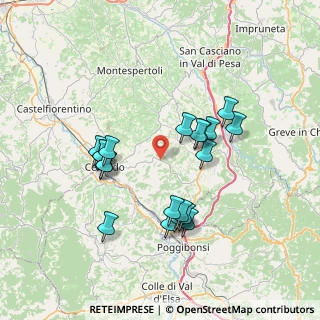 Mappa Via Bagnano, 50052 Certaldo FI, Italia (6.961)