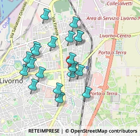 Mappa Viale Giosuè Carducci, 57121 Livorno LI, Italia (0.8895)