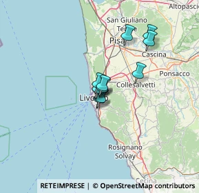 Mappa Viale Giosuè Carducci, 57121 Livorno LI, Italia (7.86)
