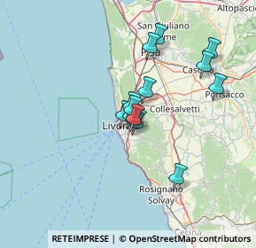 Mappa Viale Giosuè Carducci, 57121 Livorno LI, Italia (10.75462)