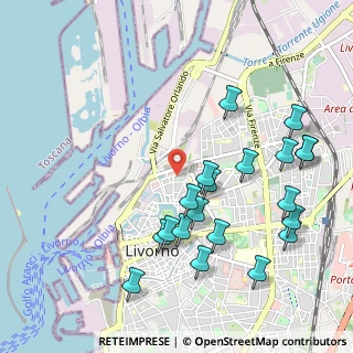 Mappa Via Alfonso Lamarmora, 57122 Livorno LI, Italia (1.155)