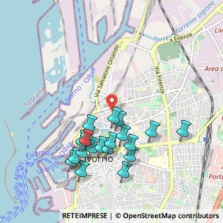Mappa Via Alfonso Lamarmora, 57122 Livorno LI, Italia (1.03)