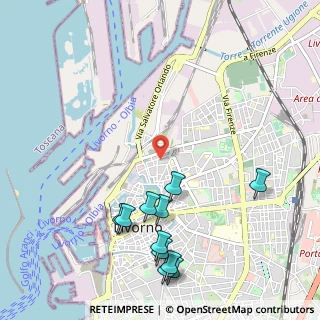 Mappa Via Alfonso Lamarmora, 57122 Livorno LI, Italia (1.30545)