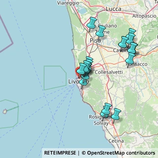 Mappa Via Alfonso Lamarmora, 57122 Livorno LI, Italia (14.9555)
