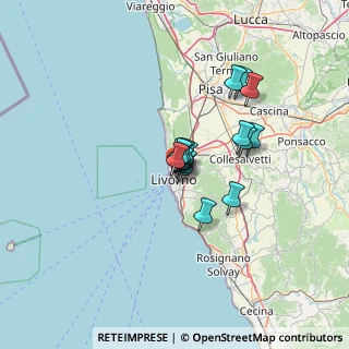 Mappa Via Alfonso Lamarmora, 57122 Livorno LI, Italia (8.40438)