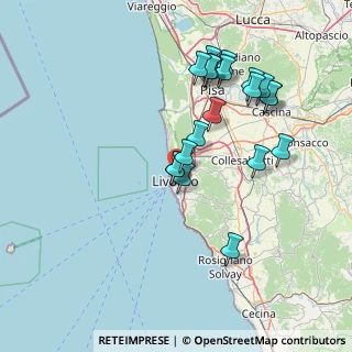 Mappa Via Alfonso Lamarmora, 57122 Livorno LI, Italia (15.123)