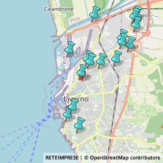 Mappa Via Alfonso Lamarmora, 57122 Livorno LI, Italia (2.34125)