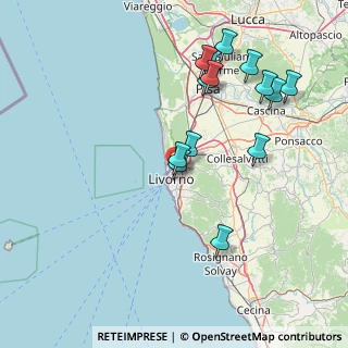 Mappa 57122 Livorno LI, Italia (16.66429)