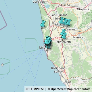 Mappa 57122 Livorno LI, Italia (7.94429)