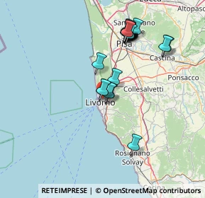 Mappa 57122 Livorno LI, Italia (14.5865)