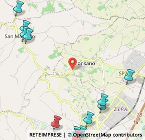 Mappa Via Montegiacomo, 60030 Monsano AN, Italia (3.45417)