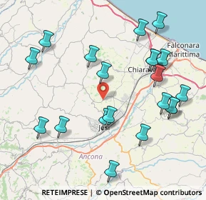 Mappa Via Montegiacomo, 60030 Monsano AN, Italia (9.262)