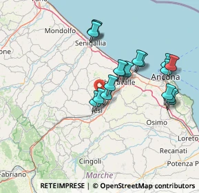 Mappa Via S. Martino, 60030 Monsano AN, Italia (13.97111)