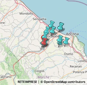 Mappa Via S. Martino, 60030 Monsano AN, Italia (8.23846)