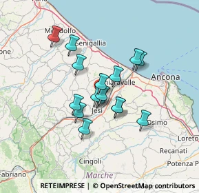 Mappa Via S. Martino, 60030 Monsano AN, Italia (10.33438)