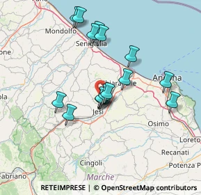 Mappa Via S. Martino, 60030 Monsano AN, Italia (12.88375)