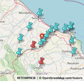 Mappa Via S. Martino, 60030 Monsano AN, Italia (15.03625)