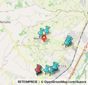 Mappa Via S. Martino, 60030 Monsano AN, Italia (2.45786)