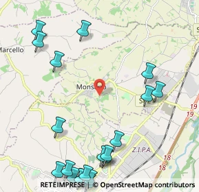 Mappa Via S. Martino, 60030 Monsano AN, Italia (3.071)