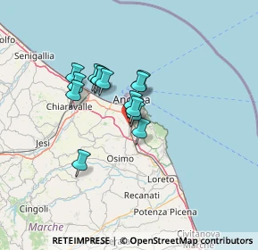 Mappa Via Primo Maggio, 60131 Ancona AN, Italia (9.445)