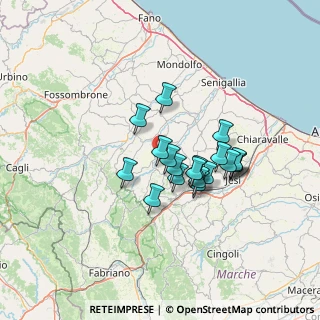 Mappa Via I Maggio, 60030 Serra De' Conti AN, Italia (10.63053)