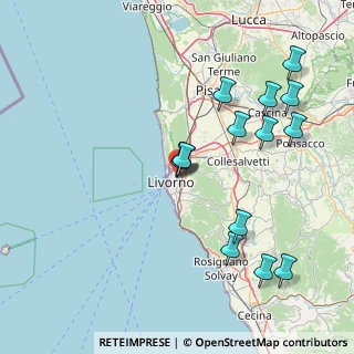 Mappa Piazza Della Barriera Garibaldi, 57122 Livorno LI, Italia (17.26143)