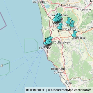 Mappa Via Giordano Bruno, 57122 Livorno LI, Italia (14.06143)