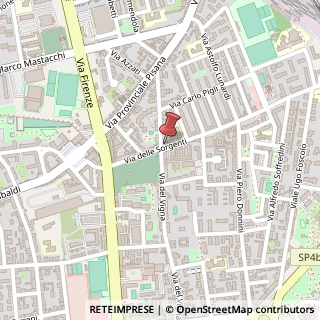 Mappa Via delle Sorgenti, 35, 57121 Livorno, Livorno (Toscana)