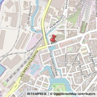 Mappa Via della Cinta Esterna,  44, 57122 Livorno, Livorno (Toscana)