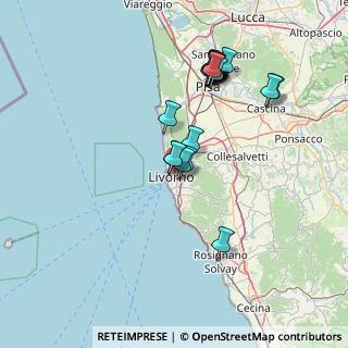 Mappa Via Giuseppe Garibaldi, 57122 Livorno LI, Italia (14.7445)