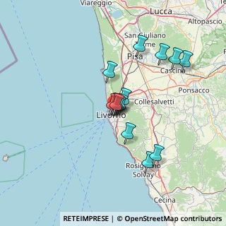 Mappa Via Giuseppe Garibaldi, 57122 Livorno LI, Italia (11.33857)