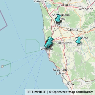 Mappa Via Giuseppe Garibaldi, 57122 Livorno LI, Italia (10.345)