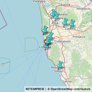 Mappa Via Giuseppe Garibaldi, 57122 Livorno LI, Italia (11.96636)