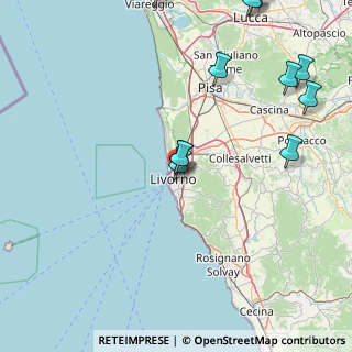 Mappa Via Giuseppe Garibaldi, 57122 Livorno LI, Italia (25.30929)