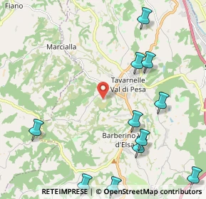 Mappa Strada Magliano, 50028 Tavarnelle Val di pesa FI, Italia (2.85273)