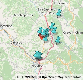 Mappa Strada Magliano, 50028 Tavarnelle Val di pesa FI, Italia (5.1)