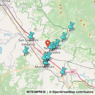Mappa Via del Poggiolo, 52028 Terranuova Bracciolini AR, Italia (3.22917)