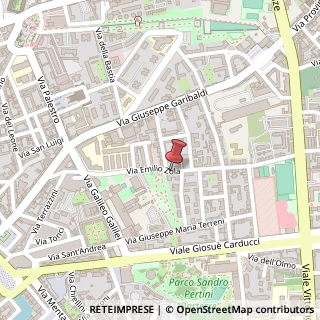 Mappa Via Emilio Zola,  14, 57122 Livorno, Livorno (Toscana)
