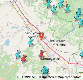 Mappa 52028 San Giovanni Valdarno AR, Italia (6.913)