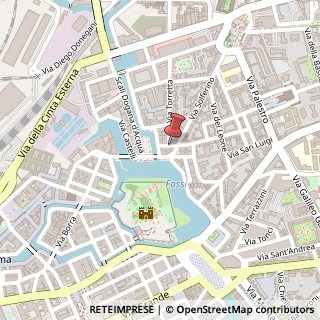 Mappa Via Torretta,  1, 57122 Livorno, Livorno (Toscana)