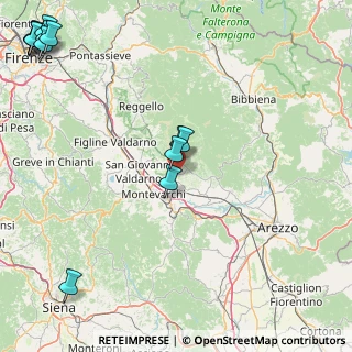 Mappa Via Pian D'Albereto, 52028 Terranuova Bracciolini AR, Italia (26.52)